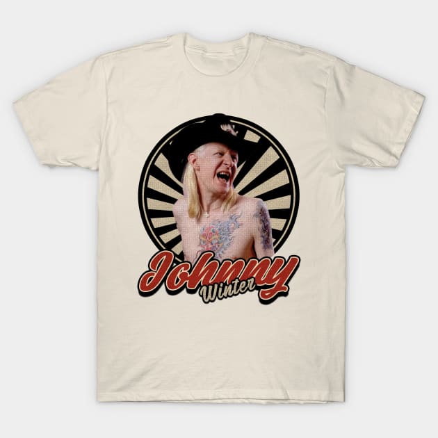 Vintage 80s Johnny Winter T-Shirt by Motor Ilang